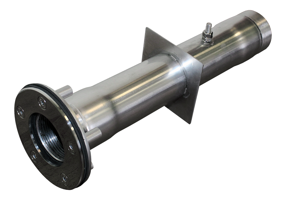 Стеновой проход 300мм 1,5”, под пленку, нерж.сталь