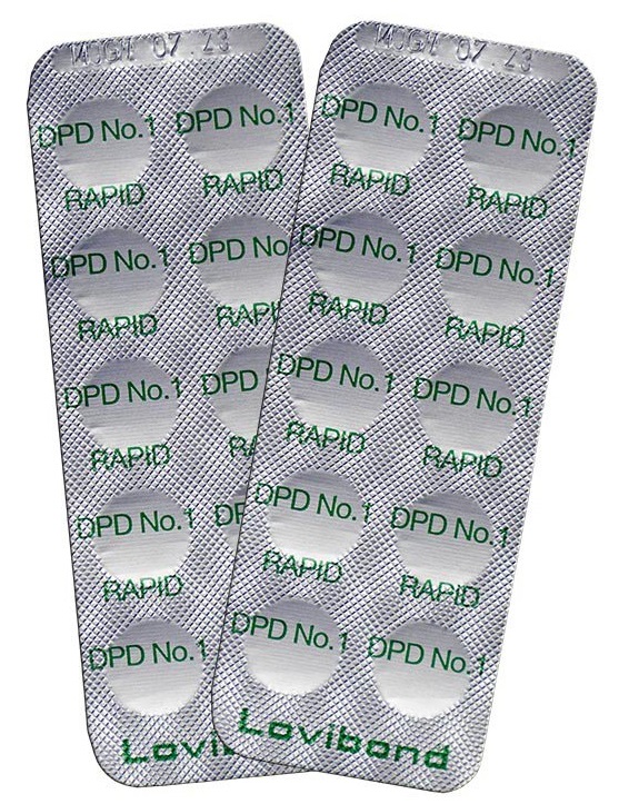 Таблетки DPD№1Rapid, 10штук