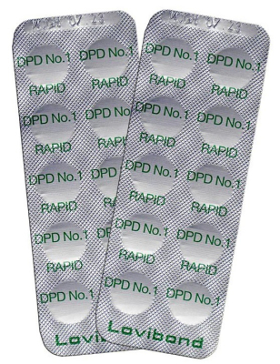 Таблетки DPD1Rapid для ручного тестера, 10штук, Lovibond