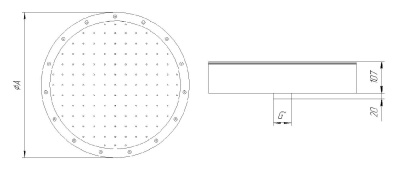 Гейзер круглый Ø400 плёнка 2 вн. 50м3час схема
