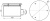 Донный слив нерж. круглый с антивихревой крышкой, под пленку, Ø160х100 2” (внутр.) AISI 304, P4-02 схема