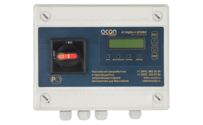Пульт управления фильтрацией и обогревом Акон AT digital-S DOUBLE